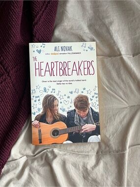 The Heartbreakers by Ali Novak - White Cover with Red Title